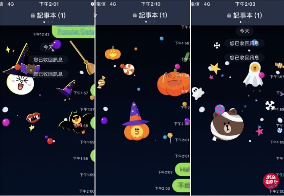 快試line萬聖節彩蛋 3大 關鍵字 隱藏特效超可愛 網路人氣話題 Dailyview 網路溫度計