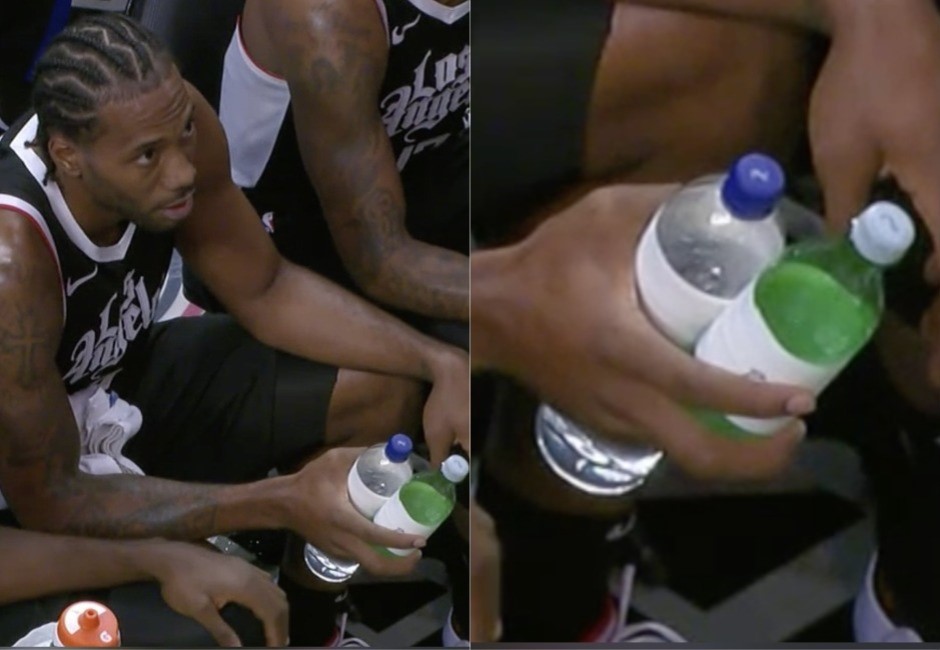 你行嗎？NBA球星Leonard單手握2水瓶掀模仿潮！PTT鄉民瘋蓋「抓瓶樓」