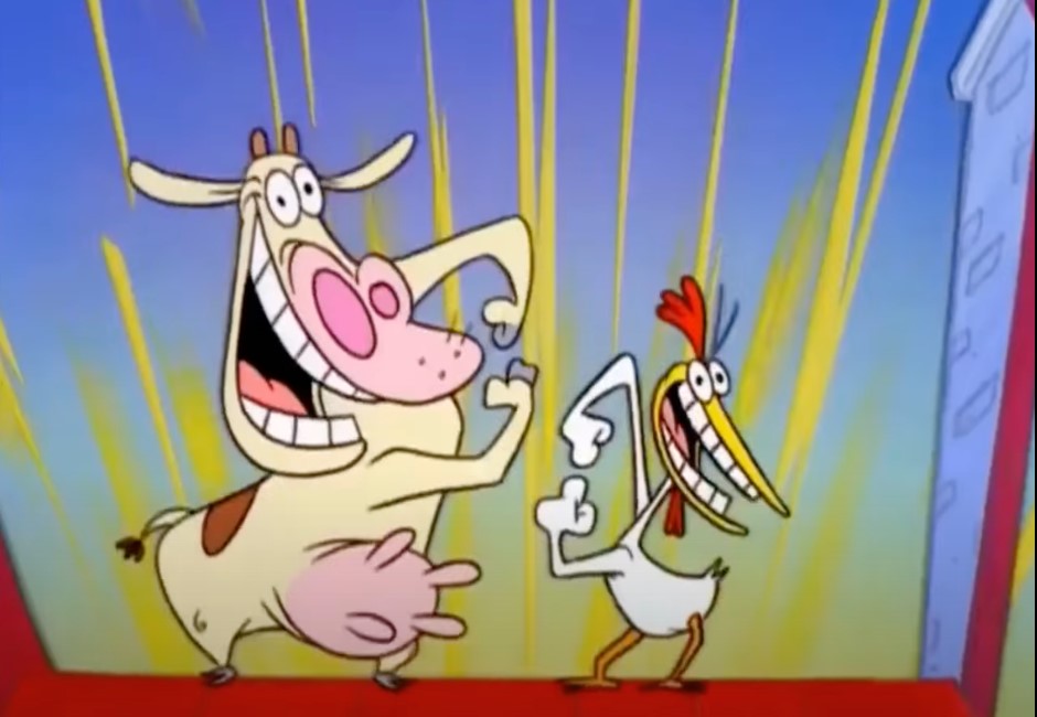 超級牛來拯救咧！回顧經典前衛卡通《雞與牛》　劇情太荒謬結局被腰斬？