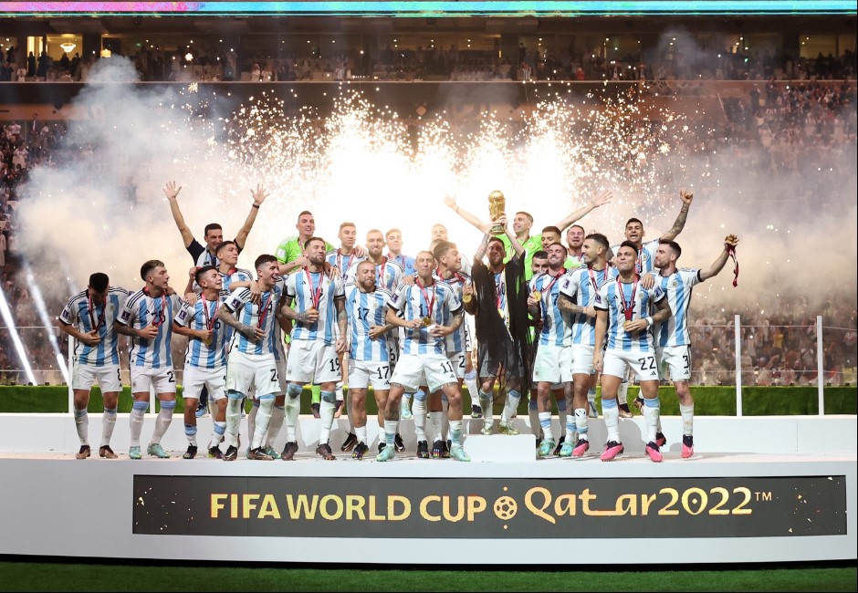 世界盃／梅西一圓奪冠美夢！「MSN」蘇牙、內馬爾等全球體壇大咖紛紛祝賀