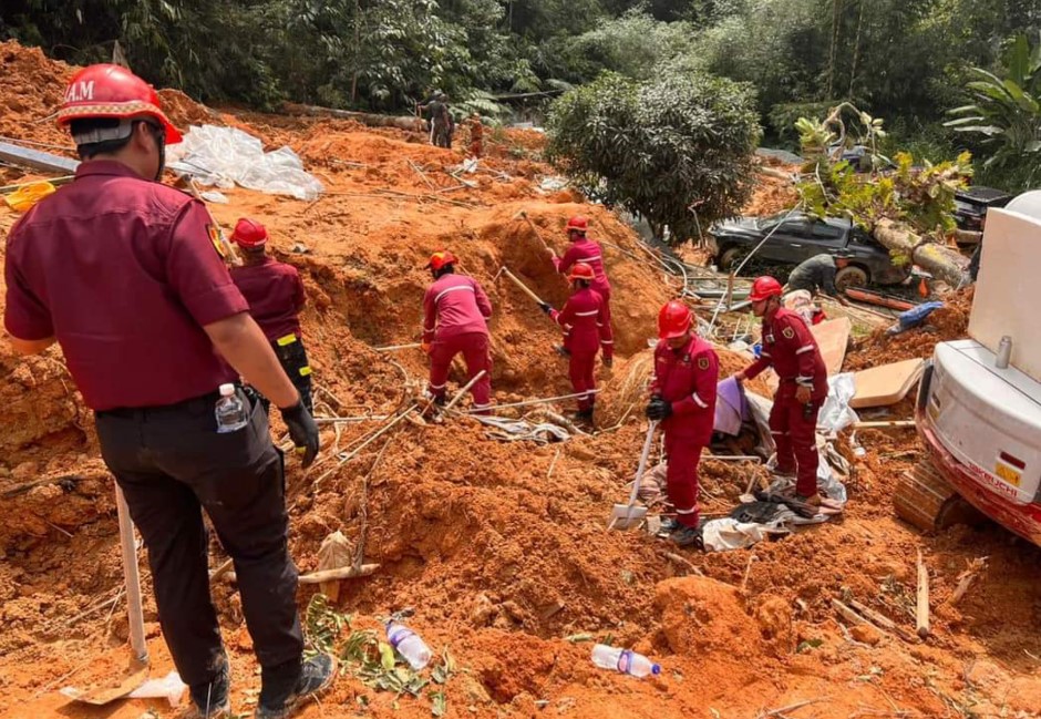 馬來西亞無照營地山崩釀24死　悲傷母親哭喊：女兒一家三口罹難