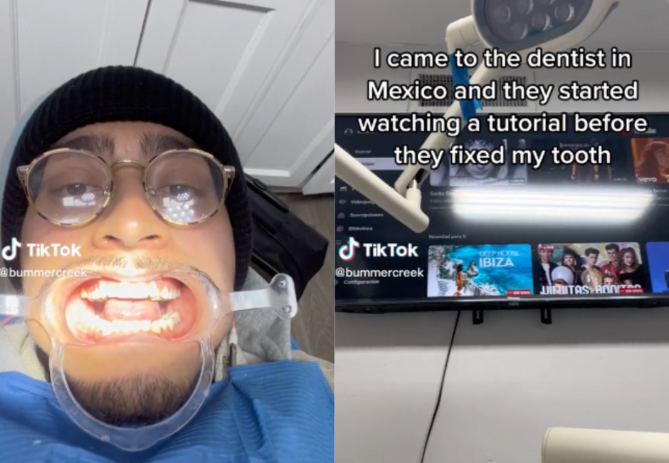 怕爆！乖乖躺上診療椅　他回頭發現…牙醫正在查「YouTuber教學片」