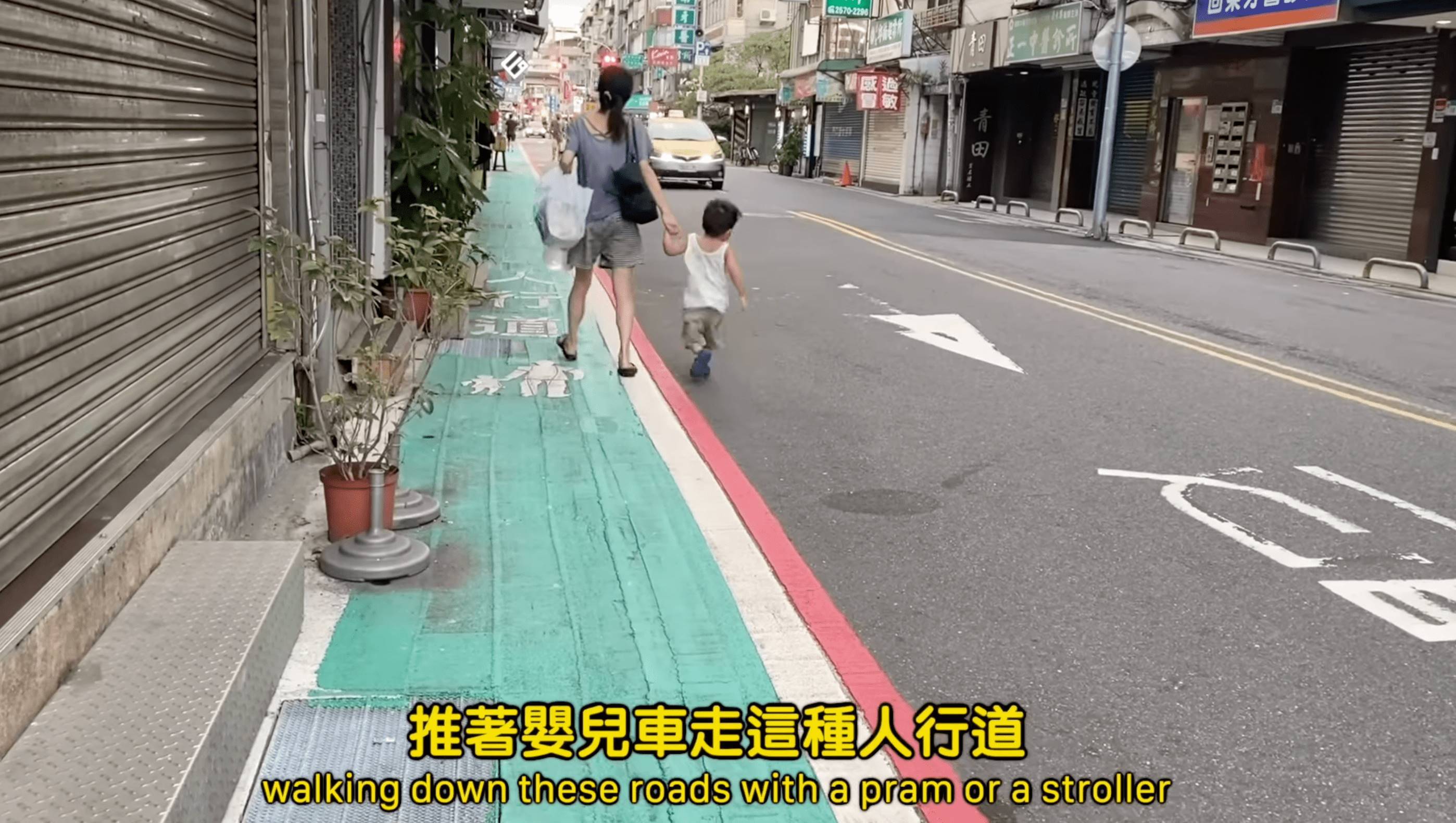YouTuber崔璀璨透露台灣綠色人行道其實很危險