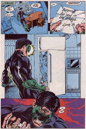 《綠光戰警》（Green Lantern）中「冰箱裡的女人」